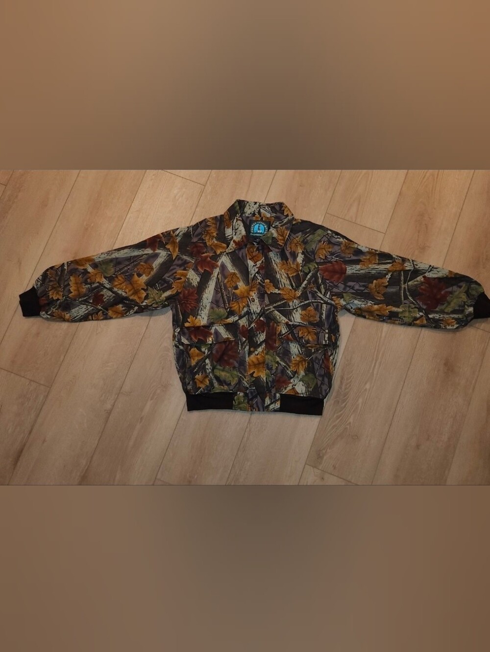 Master Sportsman Rugged Outdoor Gear Camo Full-Zip button Jacket Mens Size Large